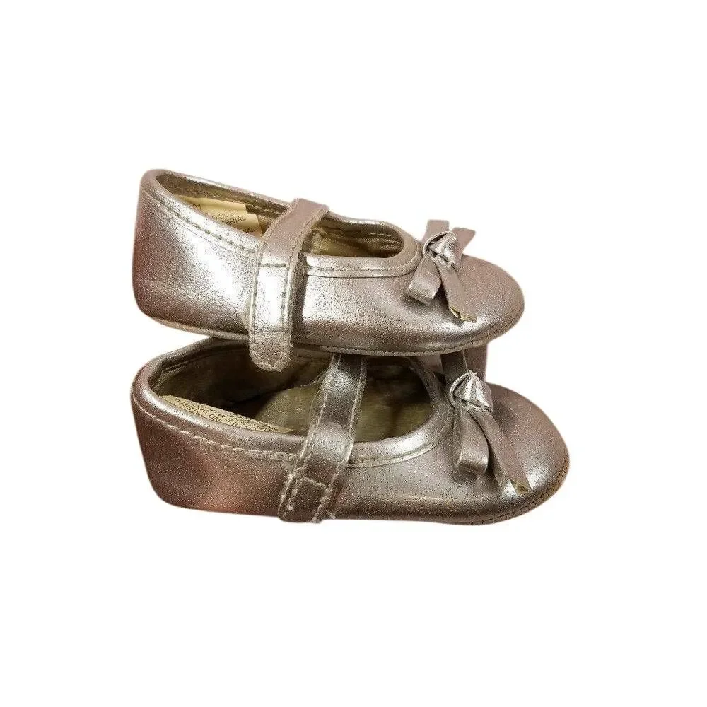 Gymboree silver mary janes 1
